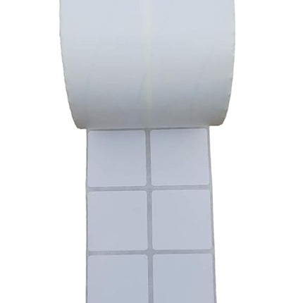 Scrub 38X50mm Barcode Blank Labels,2UP Per Row,Chromo,2500 Labels in roll