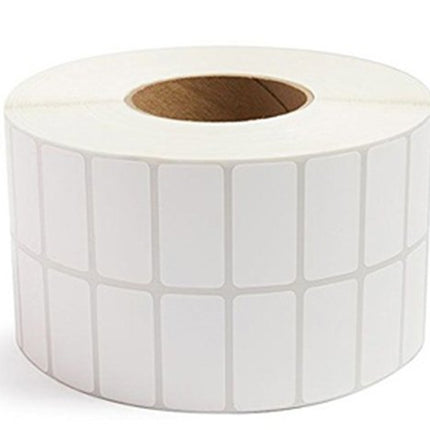 Scrub®50x15mm Barcode Blank Label,2UP Per Row Chromo,5000 Labels in roll