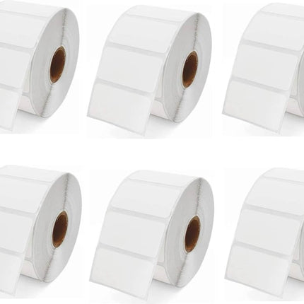 Scrub® Barcode Label 50X25 1UP 250PCS DIRECT THERMAL(8P PACK) for Mobile Portable Printer