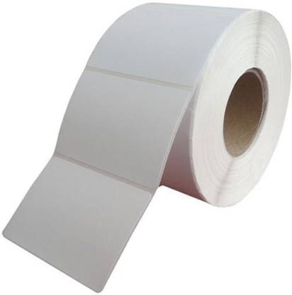 Scrub® 75x50mm Blank Labels,1UP Per Row Chromo,1000 Barcodes Label