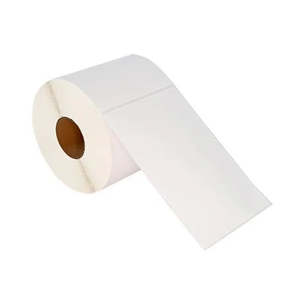Scrub® 75x125mm Barcode Blank Labels,1UP Per Row Chromo,400 Labels in roll
