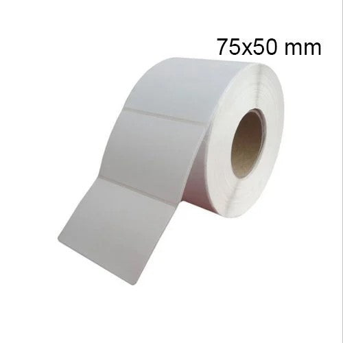 Scrub® Barcode Label 75X50 1UP 200PCS per roll DIRECT THERMAL,0.5CORE(12P PACKING)