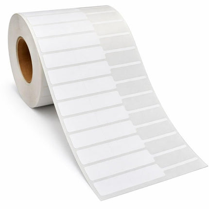 Scrub 100X15mm Jewelry Label Polyester Barcode Label Tags, Roll of 3000 Labels in Roll
