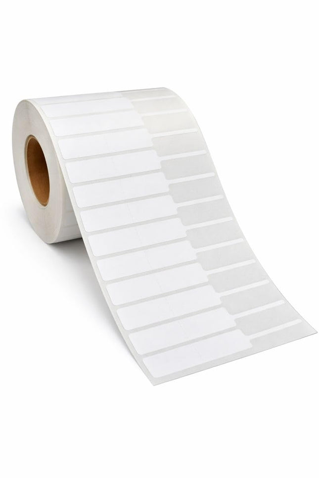 Scrub 100X15mm Jewelry Label Polyester Barcode Label Tags, Roll of 3000 Labels in Roll