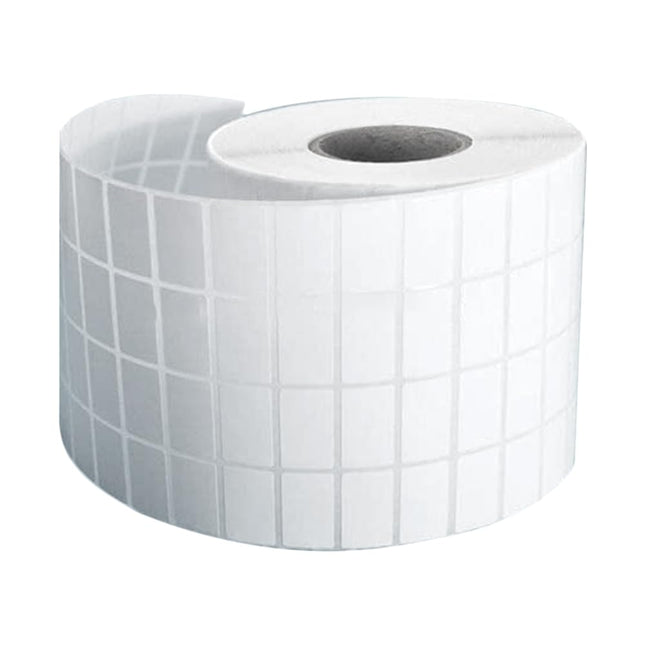 Scrub 25x15mm Barcode Blank Labels,4UP Per Row Chromo,10000 Labels in roll