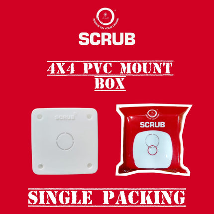SCRUB 4x4 Pvc Junction Box For CCTV