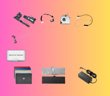 Collection of laptop parts 
